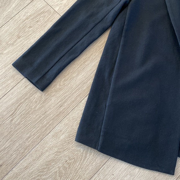 Eileen Fisher Boiled Wool Jersey Long Blazer women’s size xs black - Picture 6 of 13